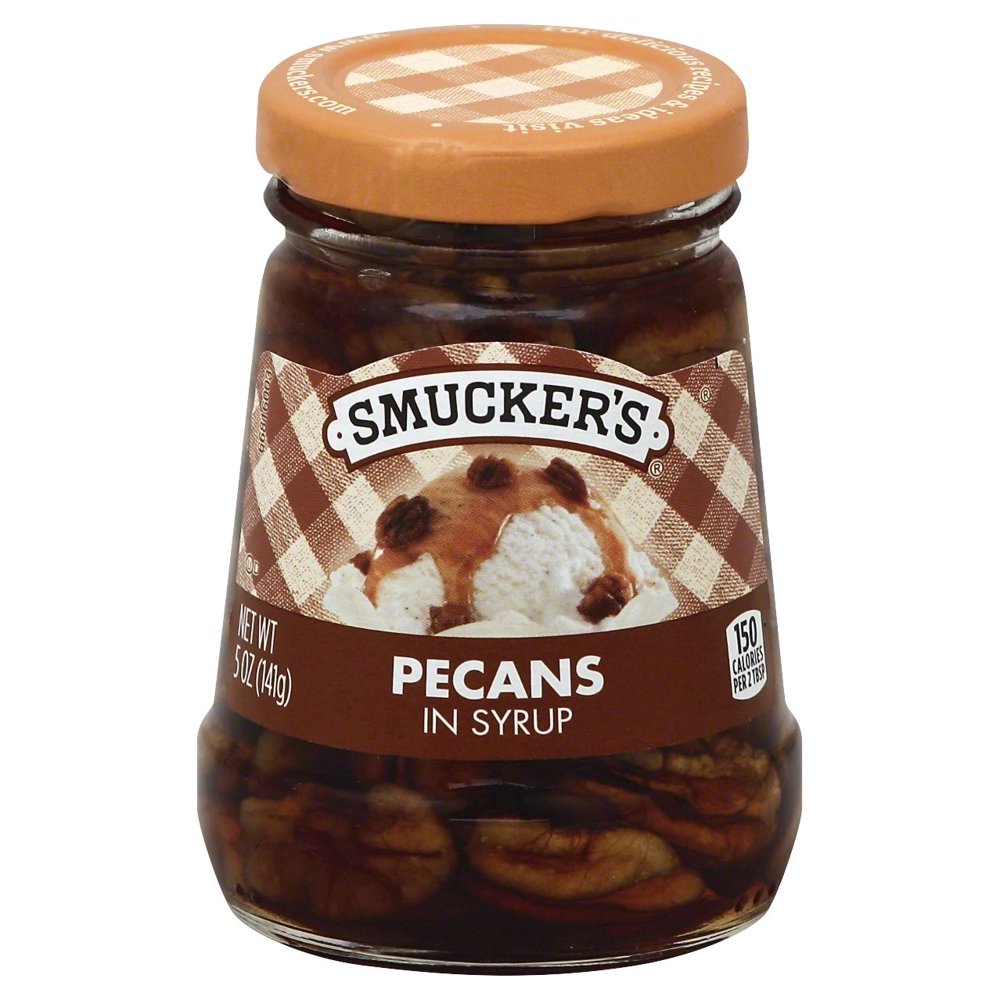 Smuckers Pecans In Syrup Topping, 5 oz