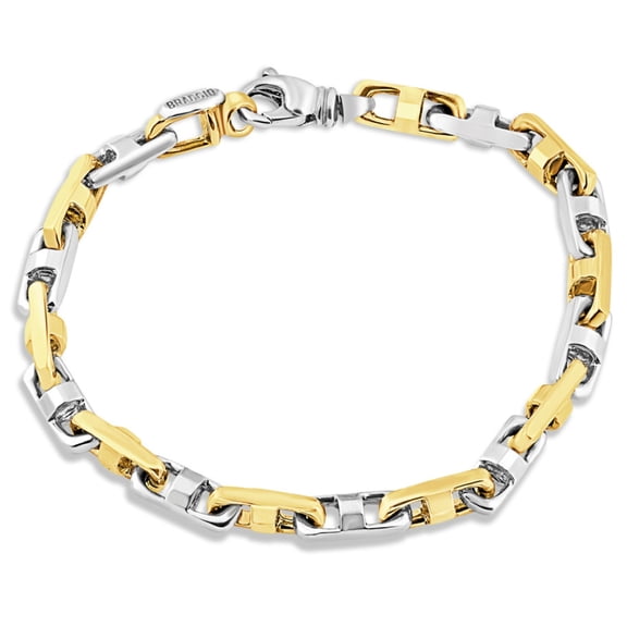 Pompeii Men's Marine link 14k Gold (38gram) or Platinum (61gram) 6mm Bracelet 8.5" (,)