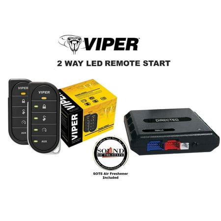 Refurbished Viper 4806V 2 Way LED Remote Start with DBALL2 Bypass Module Interface (Best 2 Way Remote Start)