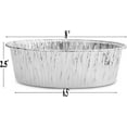 thumbnail image 7 of Displastible 8” Dutch Oven Liners Aluminum Pans for Cakes, Lasagna & Breads, 10-Pack, 7 of 7