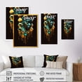 thumbnail image 4 of Designart Hexagon Art With Woman Face I Canvas Wall Art, 4 of 5
