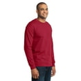 thumbnail image 4 of PC55LS Port & Company Long Sleeve 50/50 Cotton/Poly T-Shirt Men's Tee-Shirt, 4 of 6