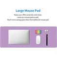 thumbnail image 6 of Purple Mouse Pad Extended Large Gaming Lavender Mousepad XL Big Long Oversized Desk Mat Stitched Edges 31.5 X 11.8 Inch for Home Office, 6 of 6