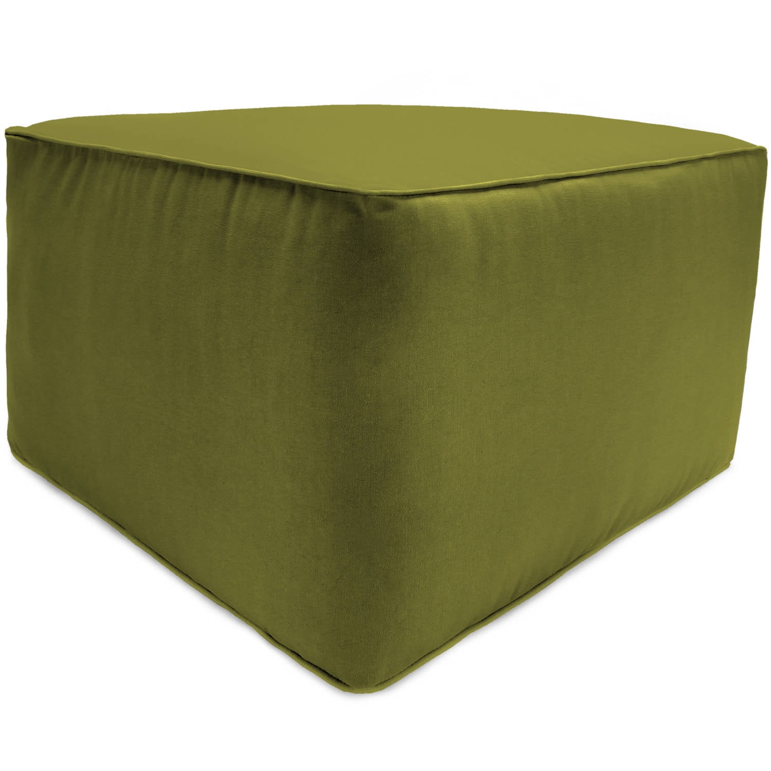 Jordan Manufacturing Outdoor Patio Square Pouf Ottoman
