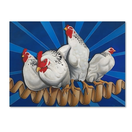 Trademark Fine Art 'Chicken Cordon Bleu' Canvas Art by Ryan Rice Fine