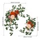 thumbnail image 3 of Flores artificiales, flores falsas, flores artificiales, set de regalo para mujer, set de decoración de boda, flores artificiales, peonías rosas, decoración para tarjetas de invitados de boda, arco de, 3 of 7