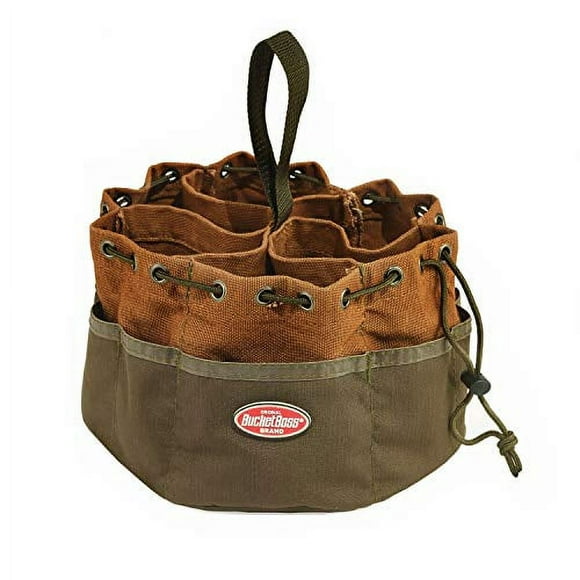 Bucket Boss Parachute Bag Small Parts Bag in Brown, 25001