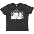 thumbnail image 3 of Inktastic Portland Oregon Biking Youth T-Shirt, 3 of 5