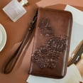 thumbnail image 4 of YOVIEE Womens RFID Wallet with Multiple Card Slots and Cellphone Compartment, Trendy Clutch Card Holder for Women, 4 of 6