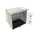 thumbnail image 6 of Lizard Dog Crate Cover, Crawling Reptiles and Bushes Drought Desert Creature, Easy to Use Pet Kennel Cover Small Dogs Puppies Kittens, 7 Sizes, Avocado Green Teal, by Ambesonne, 6 of 6
