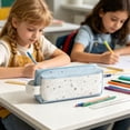 thumbnail image 2 of Under $1 Pencil Case, Cute Large Capacity Handheld Multi-Layer Pen Pouch, High Appearance Portable Stationery Bag for Young Learners by PALIFEUR, 2 of 9