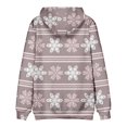 thumbnail image 4 of Christmas Big and Tall Hoodies for Men Lightweight Funny Christmas Graphic Outdoor Sweatshirt for Men Long Sleeve Pullover with Pockets Pink 8XL, 4 of 4