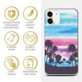 thumbnail image 4 of Caseyard TPU Clear Case for iPhone 13 with Palms design phone cover, 4 of 7