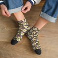 thumbnail image 3 of Naloa Ladybugs And Flowers On A Wooden Ankle Socks for Women Non Slip Socks No Show Socks Classic Low Cut Casual Socks Casual Socks, 3 of 7