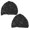 Black, variant on 2Pcs Mesh Sleeping Hats Crochet Hair Net Hair Snood Hat Women Sleeping Caps