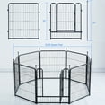 thumbnail image 2 of Dog Playpen ,24in Rust-Resistant Pet Fence for Indoor&Outdoor Use for RV Camping, 2 of 9