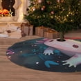 thumbnail image 6 of Sikiie Whimsical Axolotl Fantasy 30-48 inches {designName} Print Christmas Tree Skirt Snowman Xmas Tree Skirt with Edge Christmas Decorations for Holiday Party-48", 6 of 7