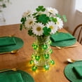 thumbnail image 4 of LED String Lights With Shamrocks 200 cm Green St Patrick's Day Outdoor Party Decorations For Garden Patio Front Door, 4 of 9