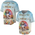 thumbnail image 3 of Wagging Tail English Springer Spaniel Celebrates Rainbow Pride Month LGBT LGBTQ+ All Over Print 3D Baseball Shirt Springers Dog Lover Gifts Softball Sport - 01003, 3 of 6
