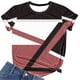 thumbnail image 4 of Fiudx Ofertas y Liquidaciones Top de Manga Corta con Cuello Redondo y Estampado de Moda Informal para Mujer, 4 of 5