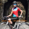 thumbnail image 3 of Maillot de ciclismo para mujer 2023, camisetas de manga corta, ropa de ciclismo de equipo profesional, maillot personalizado, ropa deportiva para ciclismo, camiseta de secado rápido, 3 of 5