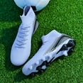 thumbnail image 3 of Soccer Cleats Mens Football Cleats Professional Soccer Shoes High-Tops Non-Slip Spikes for Big Boys Wide Training Sneaker, 3 of 7