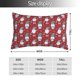 thumbnail image 2 of Fotbe Gnome And Snowflakes Funda de Almohada Decorativa Estilo Occidental, Lujo en Algodón, Fundas para Almohadas King, Cojín Estampado para Decoración del Hogar-20"x30", 2 of 6