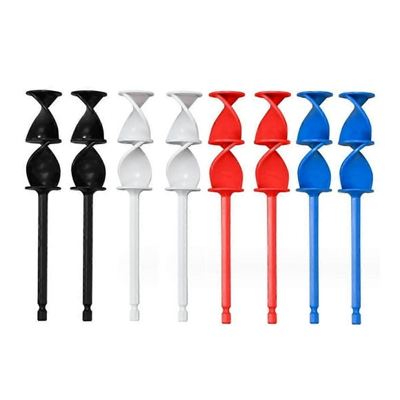 Paint Mixer for Drill, 8 Pcs Reusable Epoxy and Resin Mixer Attachment Paddle to Mix Epoxy Resin, Paint, Ceramic Glaze