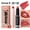 B, variant on Julystar Fruity 2-in-1 Lipstick Pen Set, Dewy Moist Shine & Velvet Matte Dual Texture Lip Stick, Long Lasting Waterproof Fruit Scent Lip Makeup Gift Kit
