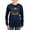 Navy, variant on CafePress - Excited For School T Shirt – Fun & Motivational Women's Long Sleeve T Shirt - Women's Long Sleeve Graphic Tee Casual Fit