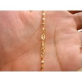thumbnail image 3 of EOEMY 1Pcs 16-30Inches Jewelry 18K Yellow Gold Filled Double Water Wave Chain Necklace-26, 3 of 4