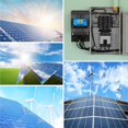 thumbnail image 5 of Controlador de carga del regulador del panel solar de la batería inteligente 20A 12V / 24V con pantalla LCD de puerto USB dual de 5V esquí esquí Gafas de esquí, 5 of 5