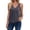 Dark Grey, variant on Zeagoo Womens Tank Tops Loose Fit Sexy V Neck Ruched Sleeveless Blouses Casual Basic Banded Bottom Cami Shirts
