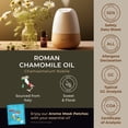 thumbnail image 4 of Gya Labs Roman Chamomile Essential Oil for Diffuser, Face & Skin, Roman Chamomile Oils for Aromatherapy - 0.34 fl oz, 4 of 8