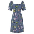 thumbnail image 6 of Floral Pattern Sleeveless Dress women clothes Long veiled dresses Womens dresses beach dress, 6 of 7