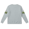 thumbnail image 4 of Dwelliawo Men's St Patrick's Day Shirt Graphic Long Sleeve Waffle Knit Tees Novelty St Patricks Day Celtic Cross Flag Shamrock Printed Shirts Round Neck Blouses Light Gray M, 4 of 6