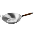 thumbnail image 2 of Baoblaze Nonstick Wok Cooking Pot Non Coating Wood Handle Non Stick Universal Wok Pan 32cm with ears, 2 of 8