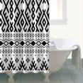 thumbnail image 5 of Bohemian Tribal Earthy Shower Curtain 72x84 Inches Quick-Dry Polyester Curtain with Plastic Hooks Rustic Aesthetic Style, 5 of 5