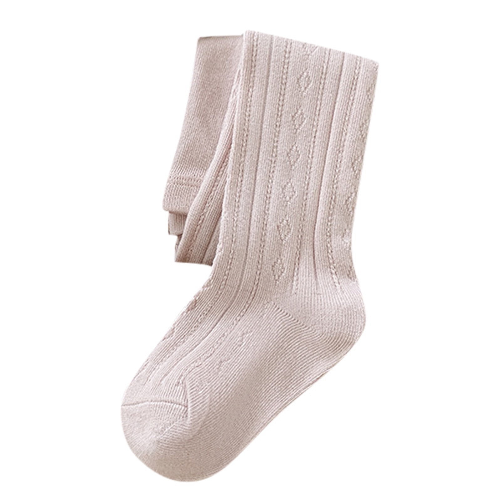 2025 s Tights Cotton Cheer Socks Cable Knit Footed Pantyhose Kid