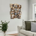 thumbnail image 5 of Classic Wall Hanging Picture Frame Collage Gallery Display 12 Opening 6" x 4" Photo 12 Sockets Brown, 5 of 6