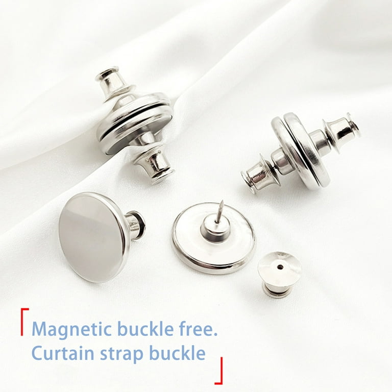 Curtain Magnets Closure With Tack Curtain Weights Magnets Button Magnetic  Holdback