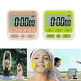 Digital Kitchen Timer with On/Off Switch, 24 Hour Clock and Alarm