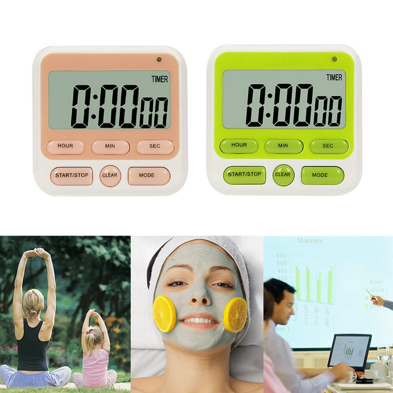 Multi-function Electronic Magnet Timer, Digital Kitchen Timer, Learning  Countup Timer, Suitable For Kitchen, Study, Work,outdoor Activities, Countdown  Timer, Stopwatch Cooking Baking Sports Alarm Clock, Not Including Battery -  Temu