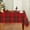 Red/Green, variant on Christmas Tablecloth 60×84 Inch Rectangular, Buffalo Plaid Red Washable Table Cover for Party Picnic Dinner Decor