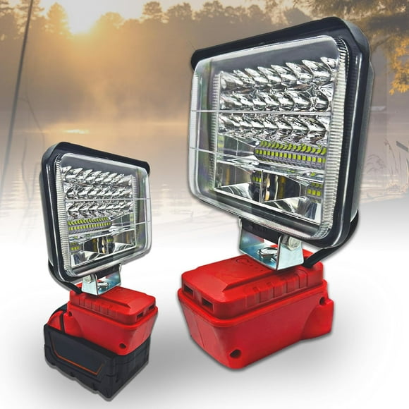 shiyou-LED Work Light Cordless handhelp for Milwaukee m18 18V Battery60W 4500ML LED Portable Light,Protection USB Charging Port LED Light for Outdoors and Job site Lighting.(No Battery)