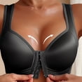 thumbnail image 2 of mihongmao Seamless Bras for Women Sports Bras Large Bust Women's Solid Color Seamless Lifting Soft Support Bra for Women Everyday Bras Black S, 2 of 5