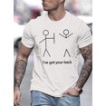 thumbnail image 1 of Camiseta informal de moda para hombre con estampado único - Cuello redondo, lavable a máquina - Ideal para verano, deportes, uso diario y tiempo libre., 1 of 9