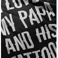 thumbnail image 5 of I Love My Papa And His Tattoos Toddler Boy Girl T Shirt Infant Toddler Brisco Brands 6M, 5 of 6