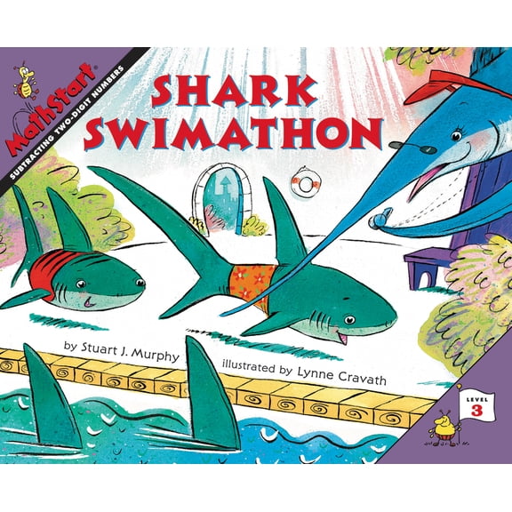 Mathstart 3 Shark Swimathon, (Paperback)