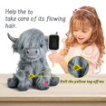 thumbnail image 3 of Animal de peluche Tonpect Highland Cow con sonido de mugido de 25 cm, 3 of 7